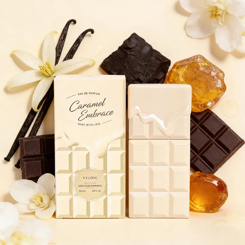 Sweet Chocolate Perfume Gourmet Long-lasting Perfume Vanilla Gourmet Perfume Chocolate Bar Design Fresh Natural Eau De Toilette