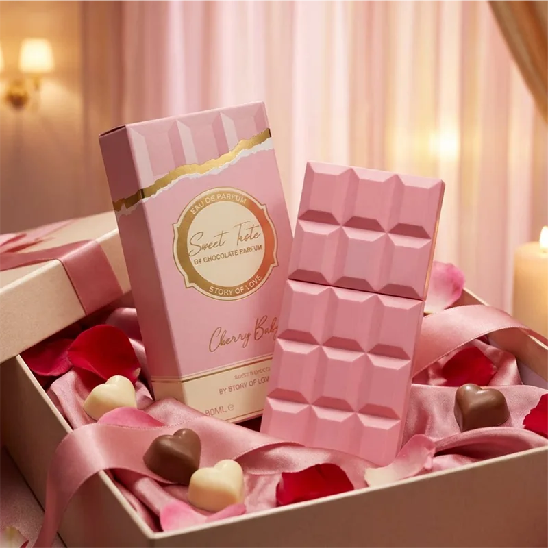 Sweet Chocolate Perfume Gourmet Long-lasting Perfume Vanilla Gourmet Perfume Chocolate Bar Design Fresh Natural Eau De Toilette