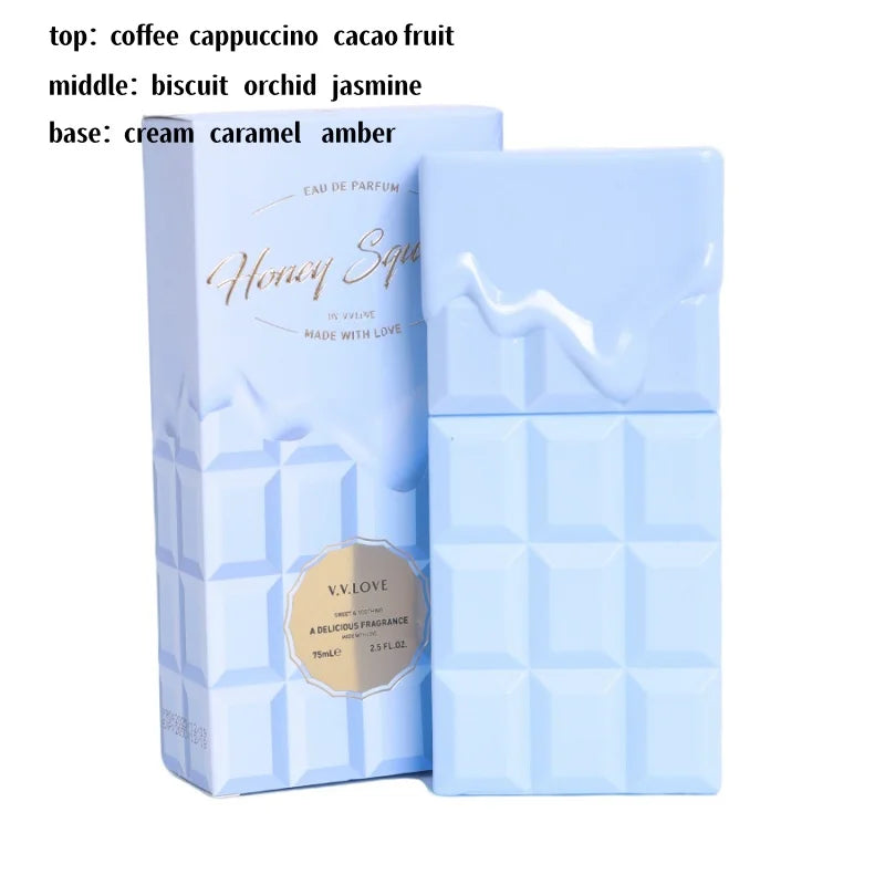 Sweet Chocolate Perfume Gourmet Long-lasting Perfume Vanilla Gourmet Perfume Chocolate Bar Design Fresh Natural Eau De Toilette